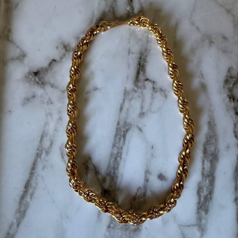 Elegant Gold tone link fashion Chain Anklet/Bracelet